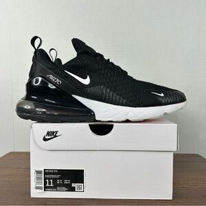 Nike Air Max 270 Black and White Shoes Size M11/12.5